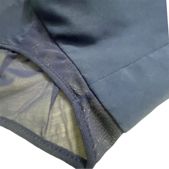 Guess Los Angeles, Navy Multi Mesh Dress Size 6 Party CocktaiL Mini - Picture 12 of 14